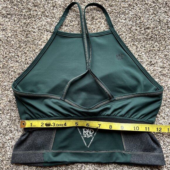 Bundle Prana crop top reversible XS brown, sports bra apron crop top XS green - Picture 7 of 11